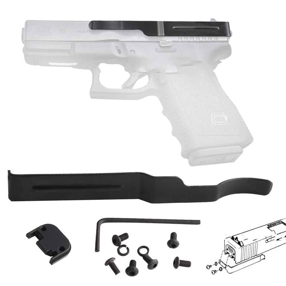 Скрытый Зажим для ремня Glock Slide Holster 17 19 22 23 24 25 26 27 28 30S 31 32 33 34 35 36|Аксессуары