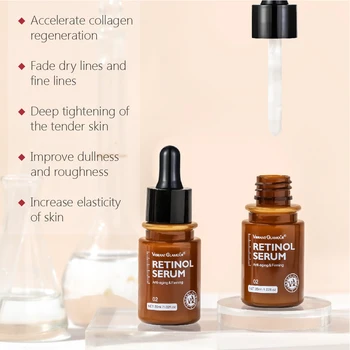 VIBRANT GLAMOUR Retinol Face Serum Moisturizing Whitening Firming Fade Fine Lines Anti wrinkle Anti aging