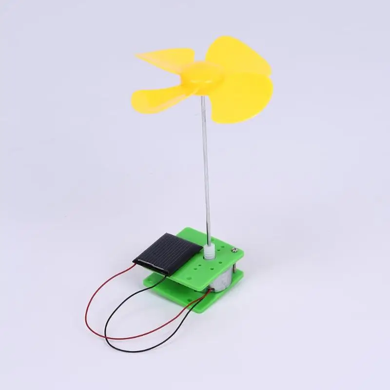 Цветочные вращающиеся производственные эксперименты для отцовства DIY сборка солнечных игрушек