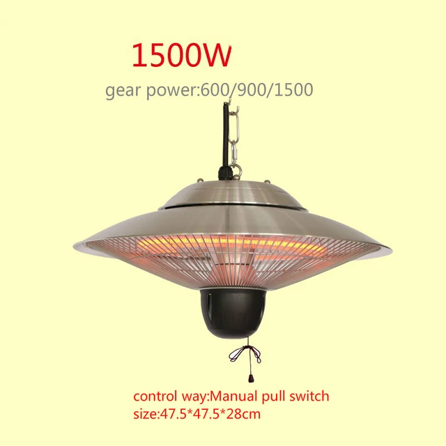 Heating lamp bathroom ceiling infrared heater umbrella electric heater  radiant ceiling installation bathroom electric heater220v - AliExpress