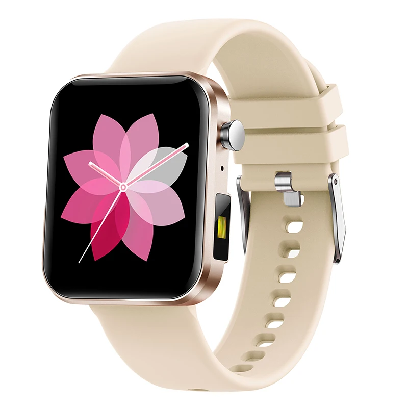 2021 New Body Temperature Smart Watch Women Full Touch Men Smartwatch IP68 Waterproof Fitness Bracelet LED light for Android IOS 