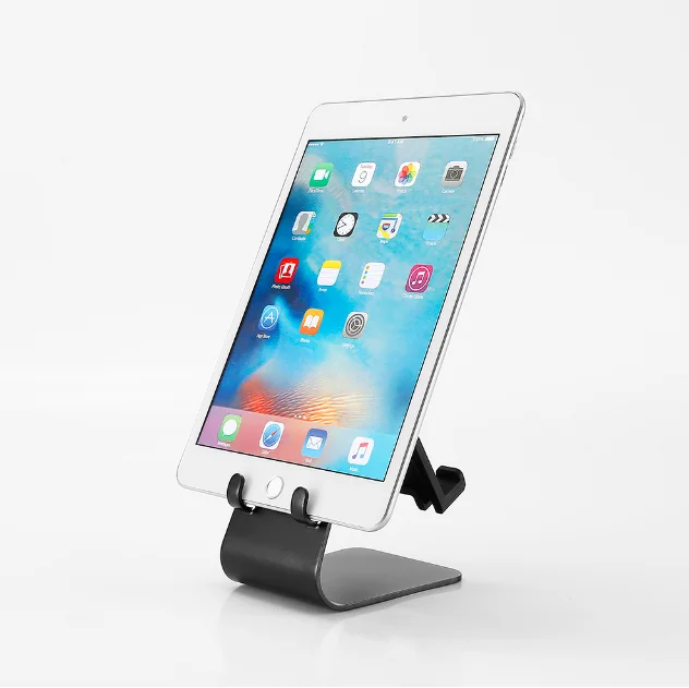 Подставка-держатель для планшета для Apple iPad iPhone подставка-держатель для настольного ПК Нескользящая устойчивая универсальная медаль из алюминиевого сплава