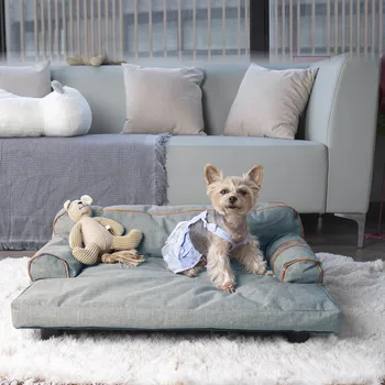 

Soft Dog and Cat Cushion Bed Pet Chaise Couch Living Room Sofa-Style Couch Home for Pets Couch Dog Bed Pet Bed for Dogs & Cats