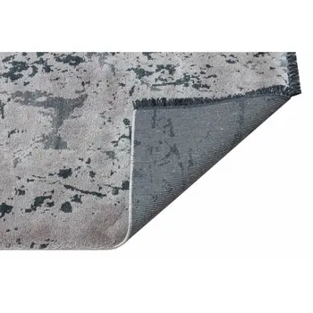 

Apex Overdye 8 'x 10' Viscose Grey/Blue Area Rug