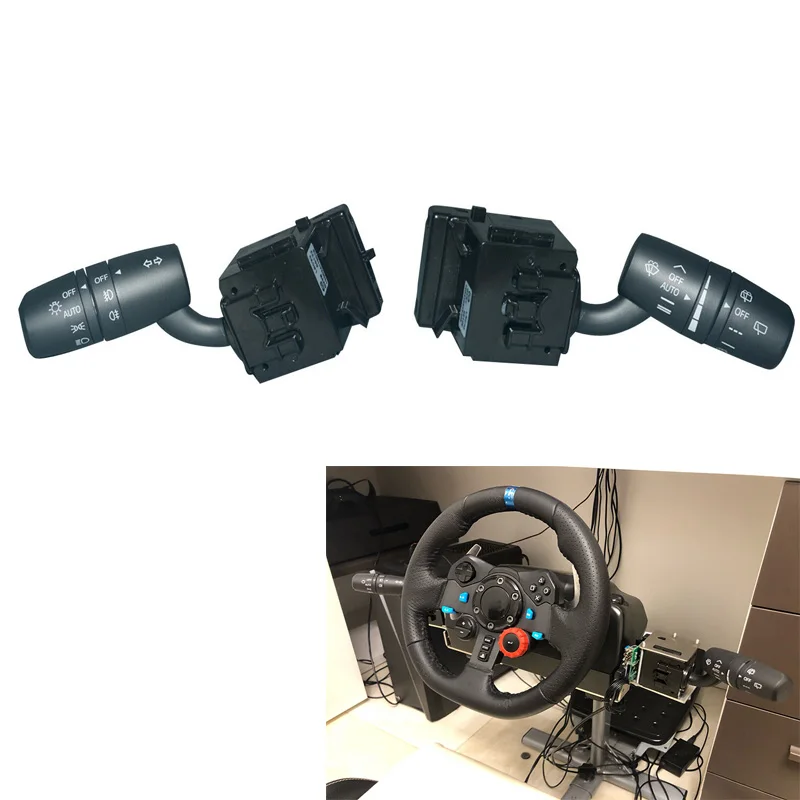 Racing Simulator game steering wheel steering light wiper modification kit  for Logitech g29 g27 G920 G923 T300 RS GT Drive-free