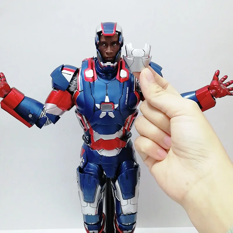  With LED 12inch 30cm New HC MMS195 Iron Man Avengers PVC Action Figure Collectible Model Toy Gift f - 4000599554313
