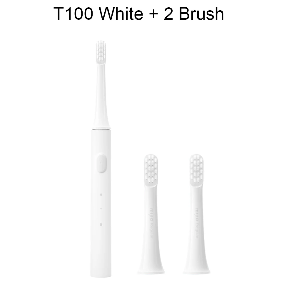 White Add 2 Brush XIAOMI MIJIA sonic электрическая зубная щетка Беспроводная USB перезаряжаемая зубная щетка Водонепроницаемая ультра звуковая автоматическая зубная щетка - Цвет: White Add 2 Brush