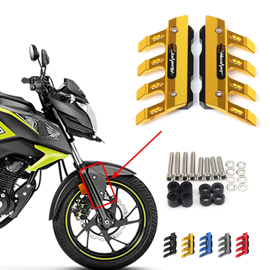 For honda hornet 160R CB600F Cb600 Cb1000 Motorcycle Mudguard Front Fork Protector Guard Block Fender Slider Accessories | Автомобили и