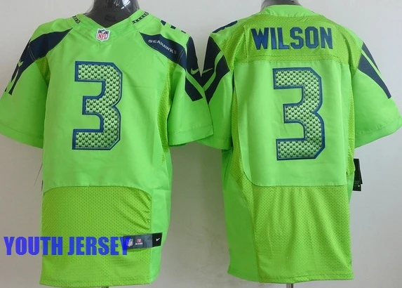 Серый Seattle s, Russell Wilson, Marshawn Lynch, Tyler Lockett, Jermaine Kearse, FAN 12.for youth, kids Jersey - Цвет: Серый