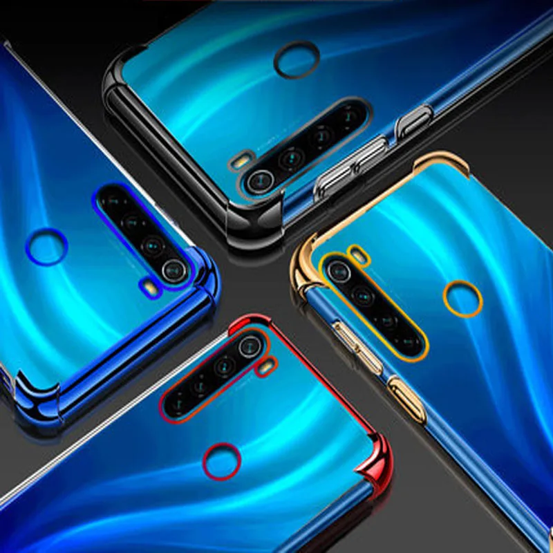 Синий цвет для Xiao Redmi Note 8 чехол подушки безопасности буфера полная защита чехол для Xiao Redmi Note 8 ТПУ противоударный задняя крышка
