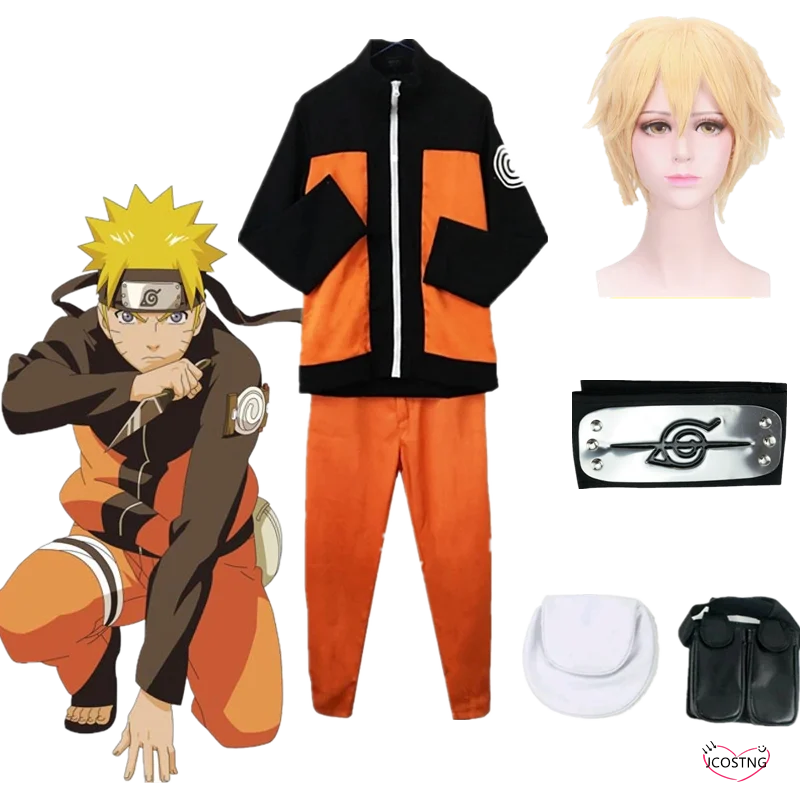 Anime Cosplay Costumes Wig Outfit for Boy Show Suits Japanese Cartoon Coat Top Pants Kids Hallowen Party Costume |