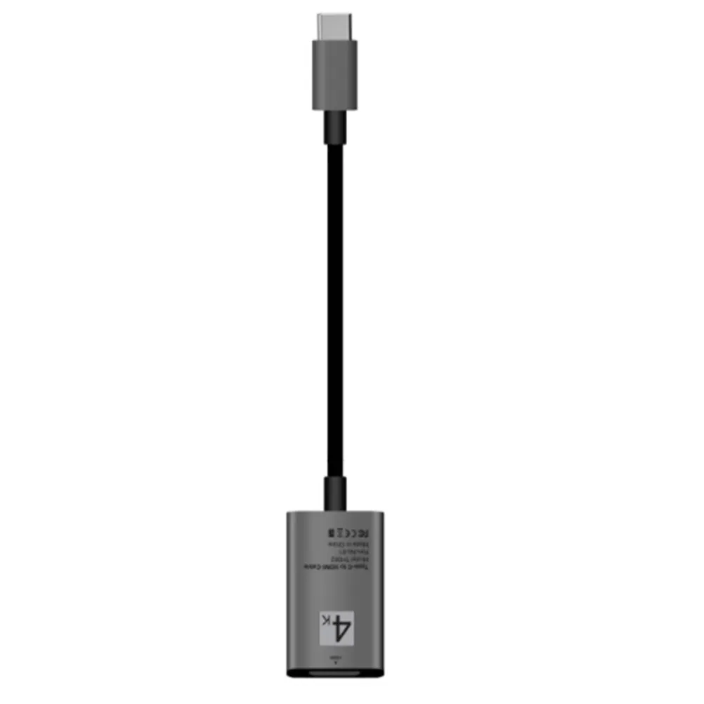 Usb type C-HDMI конвертер 4K* 2K USB C type-C адаптер кабель для Samsung Galaxy S8 S9 Note 8 для Macbook - Цвет: Gray
