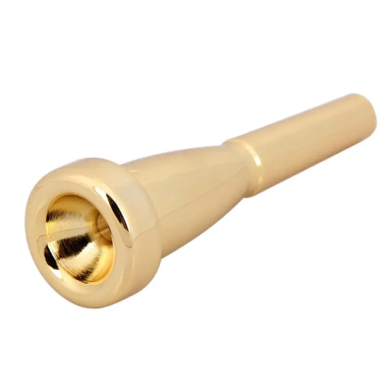 Позолоченный Мега насыщенный тон труба мундштук 7C сирена в металлическом корпусе труба рот музыкальный инструмент