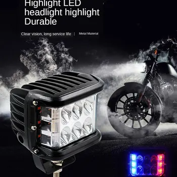 

Universal Motorcycle Headlight Waterproof LED Lights Bulb Fog Headlamp Black