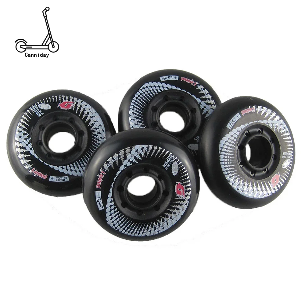 Ruedas de patines en línea de hormigón HYPER + G para Adulto, 100% originales, deslizantes, Slalom, patinaje libre, 84a, solo 80MM, 8 Uds.