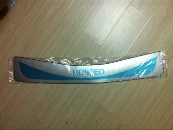 

stainless steel Protective Pad On The Rear Trunk Trim Lid Threshold rear door sill For Ford Mondeo 2013-2015