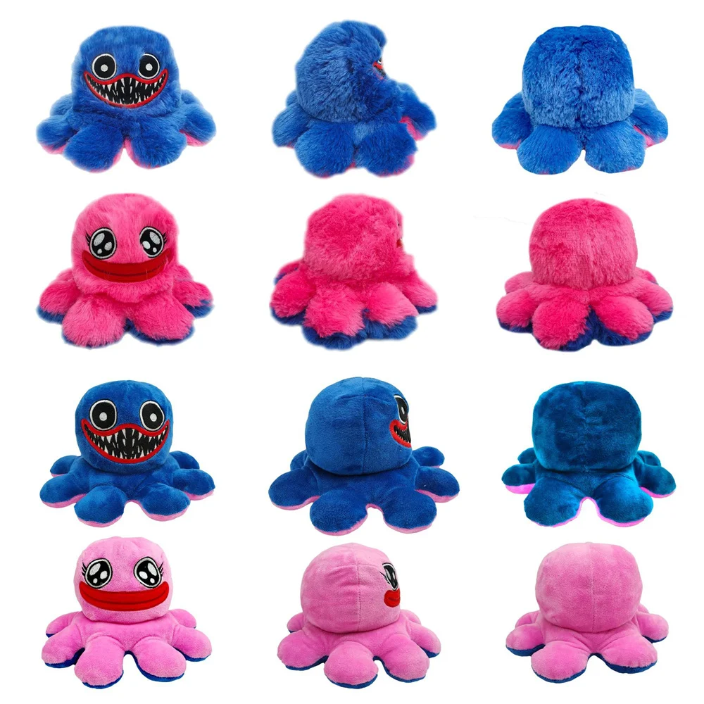 Оригинальная двухсторонняя плюшевая игрушка-раскладушка Huggy Wuggys с маком Playtime