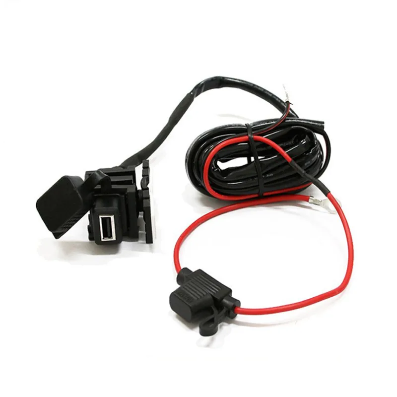 

New Style Waterproof Motorcycle Car Mounted USB Cellphone Charger 12v Power Supply Socket 2.1 a Modified Car Charging Accessorie