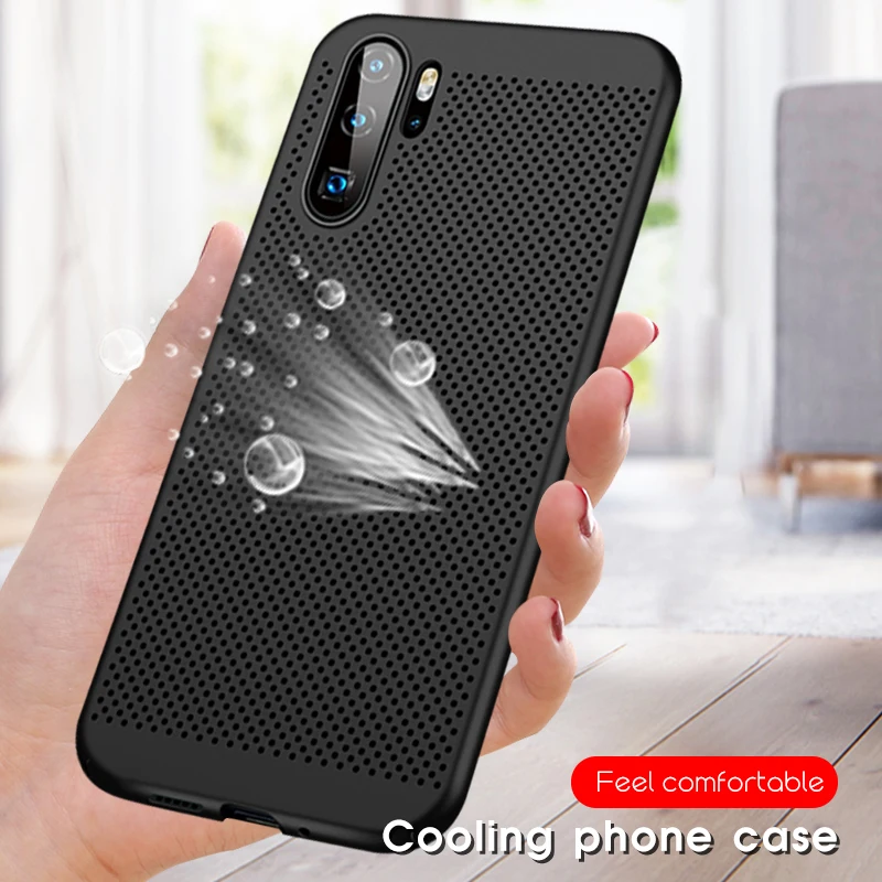 Теплоотвод чехол для huawei P30 Pro P20 Lite P10 Plus Жесткий ПК полый s mate 20X10 телефона