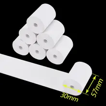 Кассовый аппарат 12 метров супер длинный 57x30 POS принтер рулон бумаги для квитанций термобумага до рулонов