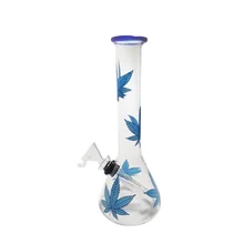 Bouteille d'eau en verre parfaite de 8 pouces, grand tuyau de réservoir fait à la main, Portable, accessoires de cuisine de voyage, outils de tasse de réserve