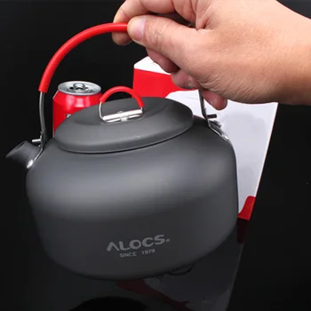 

1.4L Kettle Picnic Camping Cookware Teapot Water Pot Aluminum Outdoor Camping