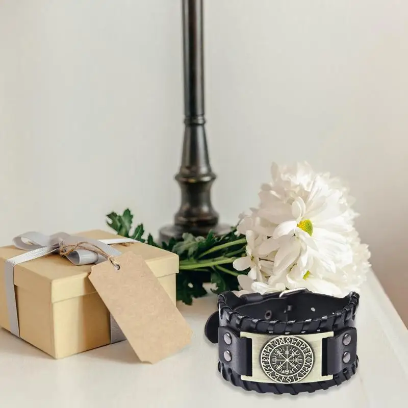 Скандинавские руны Vegvisir компас Викинг браслет скандинавские ...