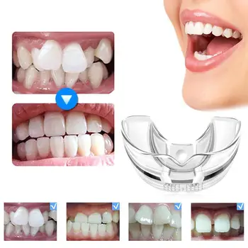 

Transparent Dental Orthodontic Three Steps To Teeth Teeth Retainer Straighten Corrector Tooth Tools Portable Braces X6V9