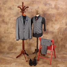 Новое поступление, модные банкетные свадебные костюмы, Блейзер, мужской костюм, куртки, мужские деловые костюмы для мужчин(костюмы+ жилет+ брюки