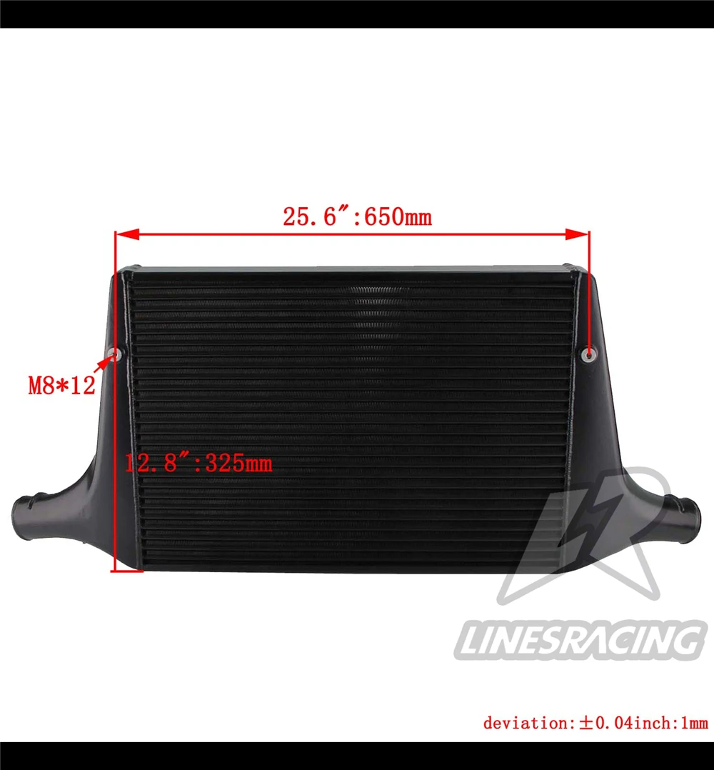 Интеркулер для гоночных соревнований Подходит Audi A4 B8.5 3 0 TFSIA5 Sportback TDI Black| |