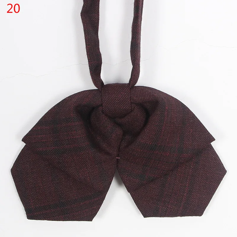 Collar Flower Японская женская униформа плиссированная юбка JK школьная форма юбка для девочек-подростков Студенческая Высокая талия винно-красная черная клетчатая юбка Мори для девушки - Цвет: Collar Flower