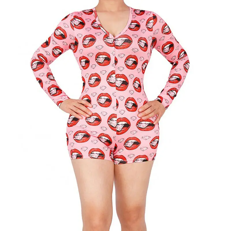 Sexy Women V neck Bodycon Sleepwear 