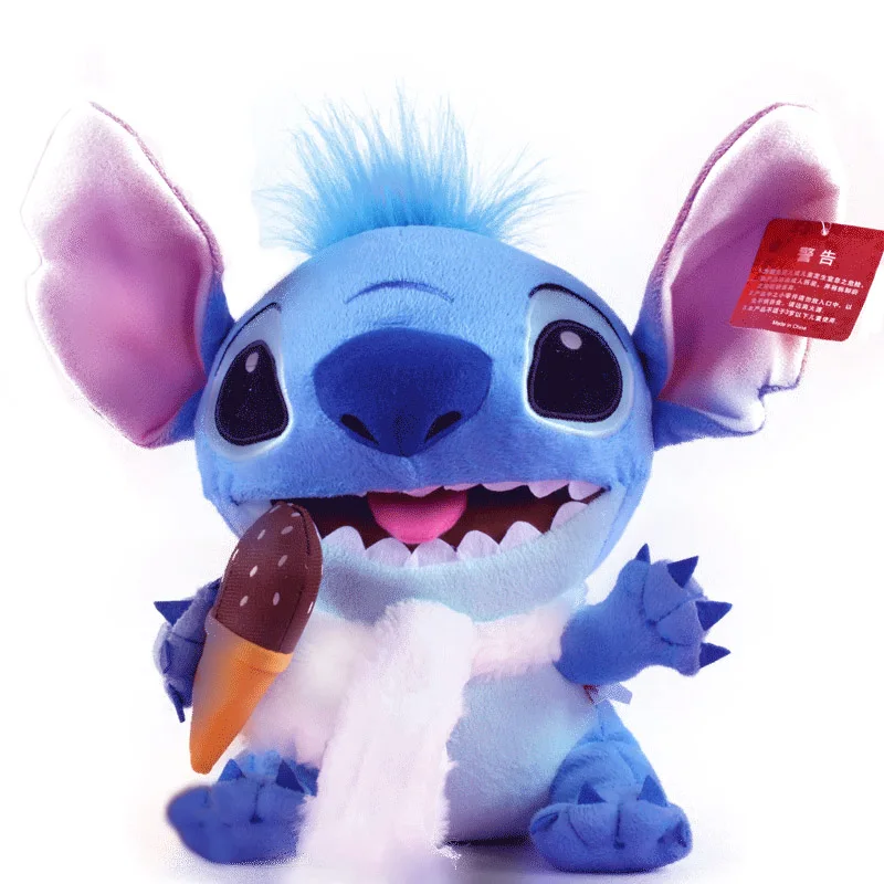 Stitch ice cream 4 стиля 30 см "Лило и Стич" плюшевые куклы Peluche в мягких и плюшевых животных большой Аниме подарок на день рождения для детей - Цвет: Stitch ice cream
