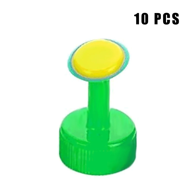 Green 10pcs Крышка бутылки спринклер пластиковый полив маленькая насадка для полива насадка для распыления 2019ing - Цвет: Green 10pcs