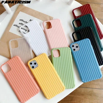 

200pcs Fashion Candy Colorful soft TPU Silicone Case For iphone 11 pro XR XS Max Suitcase Phone Cover For iphone 6 7 8 Plus Case