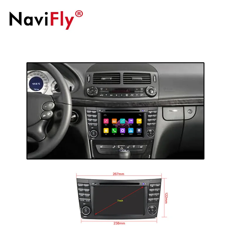 Автомобильный dvd-плеер с ОС WinCE 6,0 для Mercedes Benz E-class W211 E300 CLS/W219 с радио gps навигацией стерео головное устройство 2 din