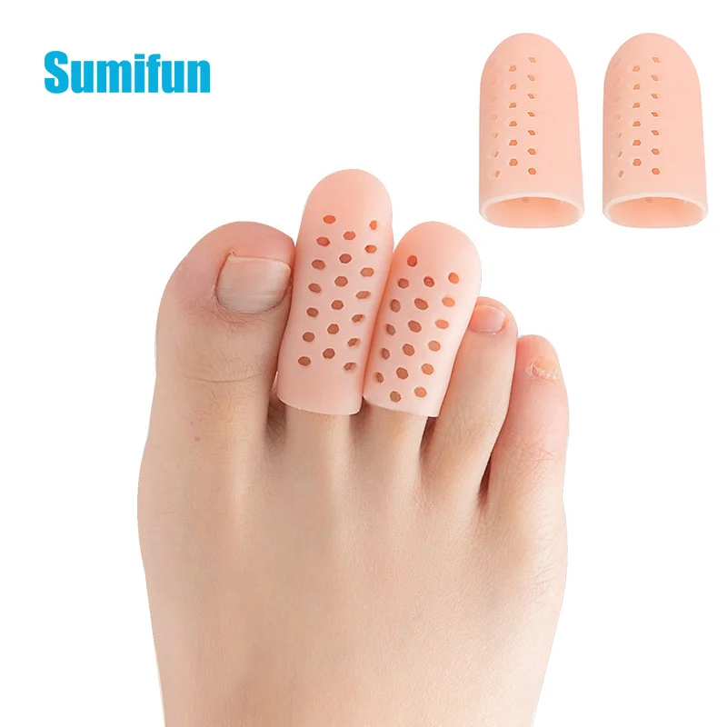 1 pair Big Toe Cover Toes Protection Tool Foot Care Adjustable Corrector Anti Rubbing Protection Cover Breathable Fabric S Size protection shield protector cover waterproof cover 1 pair mirror cover silver oxford cloth waterproof high quality