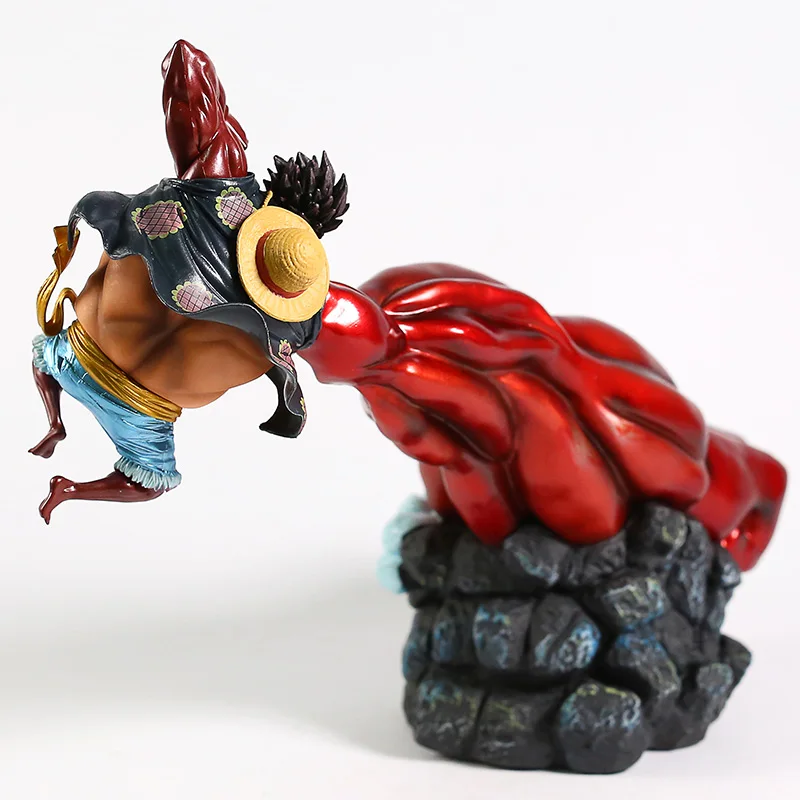 Один кусок Обезьяна D Luffy gear четвёртый Gigant пистолет Ver. Статуя пвх фигурка коллекционная модель игрушки