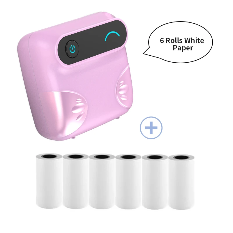 mobile printer Мини термальный Bluetooth фотопринтер мобильный телефон POS мини ios Android 58 мм Портативный беспроводной - Цвет: mobile printer