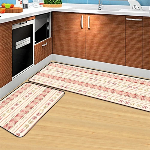 Kitchen Mat9 Марокканские кухонные ковры, коврик с геометрическим рисунком, коврик для входной двери, водопоглощающий нескользящий напольный дверной коврик, коврик для ванной комнаты, туалетный коврик, грязные коврики - Цвет: Kitchen Mat9