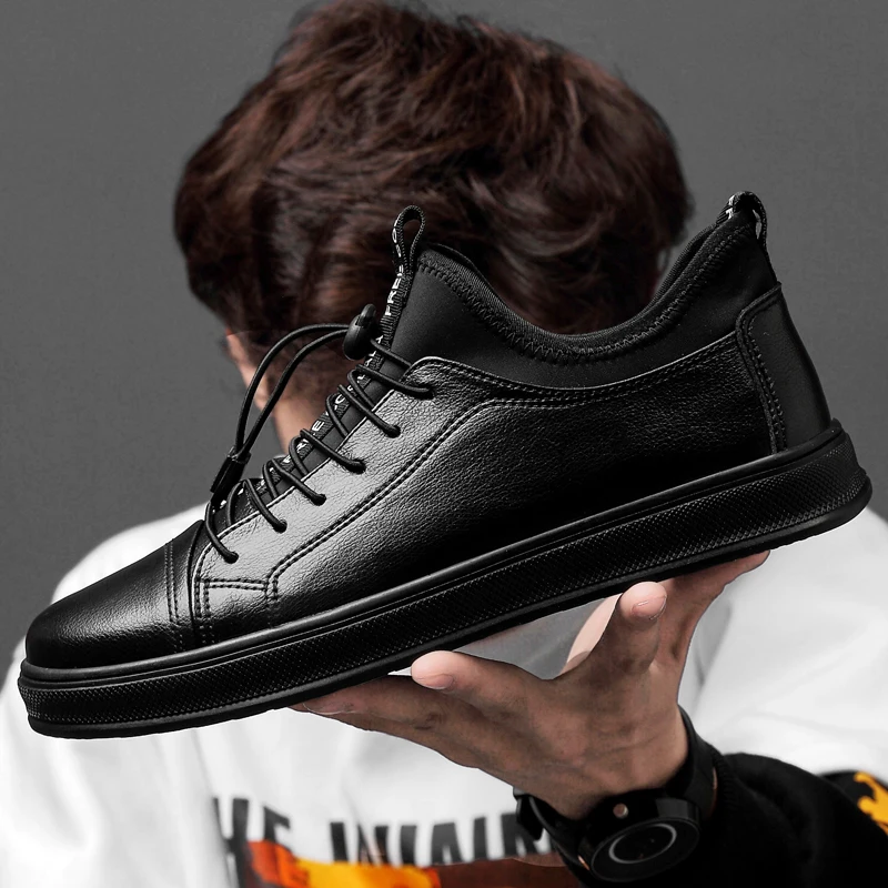 genuine leather men shoes fashion sneakers oxfords lace up brand driving loafers breathable comfortable men shoes moccasins o5