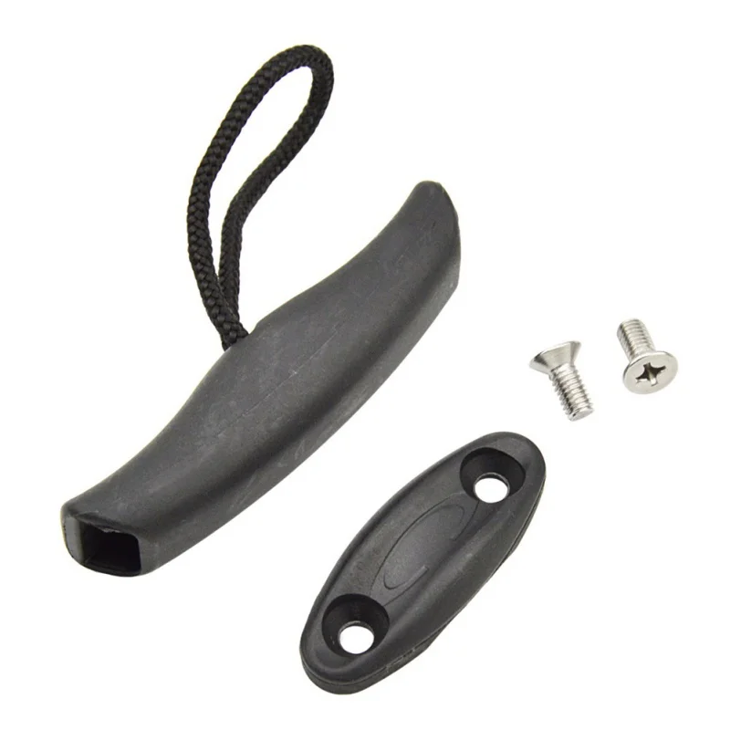 

Durable Nylon Kayak Marine Boat Canoe Pull Handle T-handle Carry Handle W/ Cord Water Sports Accessories