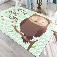 Современные 3d рисунком Животные узор Детский ковер детский игровой коврик/мягкие ковры дети играют ползать противоскользящие коврик CF