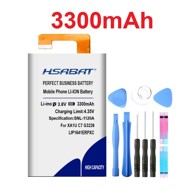 

HSABAT 3300mAh LIP1641ERPXC Battery for Sony Xperia XA1 Ultra XA1U C7 G3226 G3221 G3212 G3223