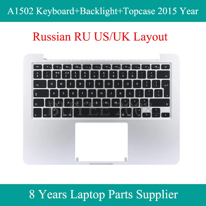 

Клавиатура Laoptop A1502 с русской раскладкой, 13,3 дюйма, для Macbook Pro A1502