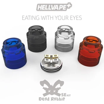 

New arrival Hellvape Dead Rabbit SE RDA Set With Dead Rabbit V2 Cap Positive Pin&BF Squonk 510 Pin Tank Vs Zeus X