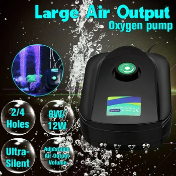 

Ultra-Silent 8W Aquarium Air Pump Fish Tank Increasing Oxygen Pump Tool YA88