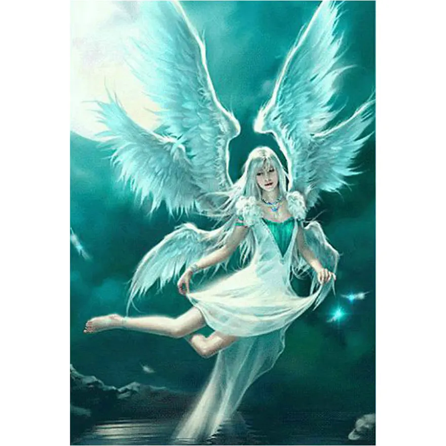 Алмазная картина девушка Крылья Ангела 5d полный квадратный/круглый дрель Фея