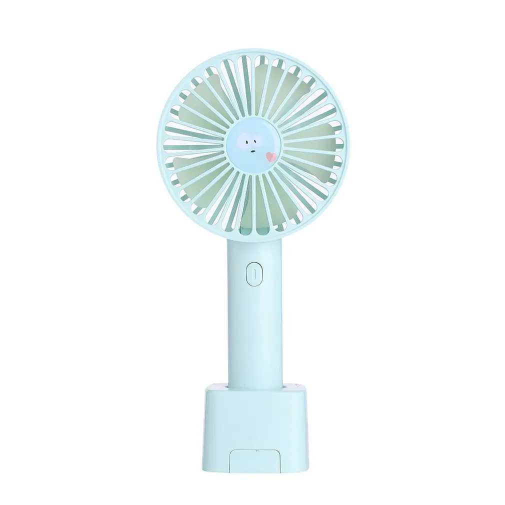 

Summer Mini Handheld Fan 3 Speeds Adjustable Desktop Fan USB Rechargeable Summer Cooling Fan for Travel Home