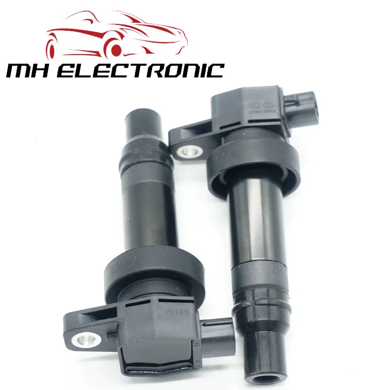 MH электронная 2 шт./лот 27301-2B010 273012B010 Катушка зажигания для hyundai Accent I20 I30 Elantra KIA Rio Soul 1.6L Cerato Ceed